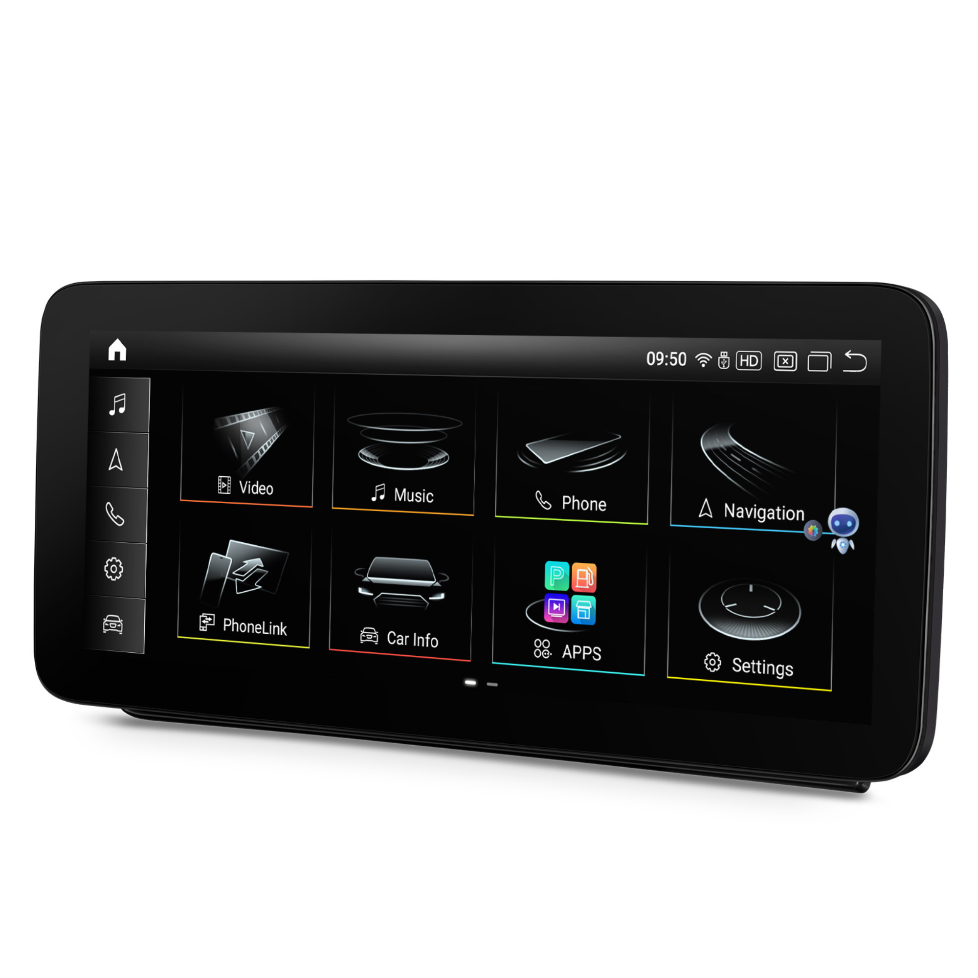 12.3inch Android 12 HD IPS Display for 2008-2016 Audi A4/A5 B8/B8.5 Wireless Apple CarPlay & Android Auto